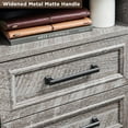 thumbnail image 5 of XgoodX 18" Farmhouse Nightstand with Charging Station,End Table with 2 Drawers Storage,Side Table,Bedside Cabinet for Bedroom,Living Room,Grey, 5 of 9