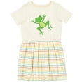 thumbnail image 3 of Inktastic Jumping Frog Girls Toddler Dress, 3 of 5