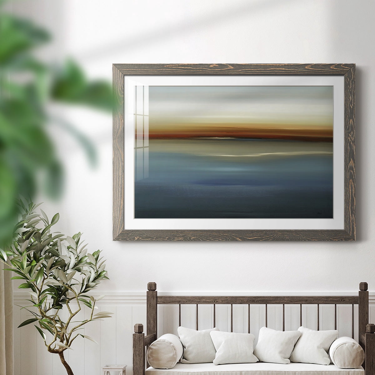 Beside the Blue II-Premium Framed Print - Ready to Hang