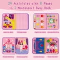 thumbnail image 2 of Juguetes sensoriales Montessori de Busy Board WOODENFUN, 2 of 8