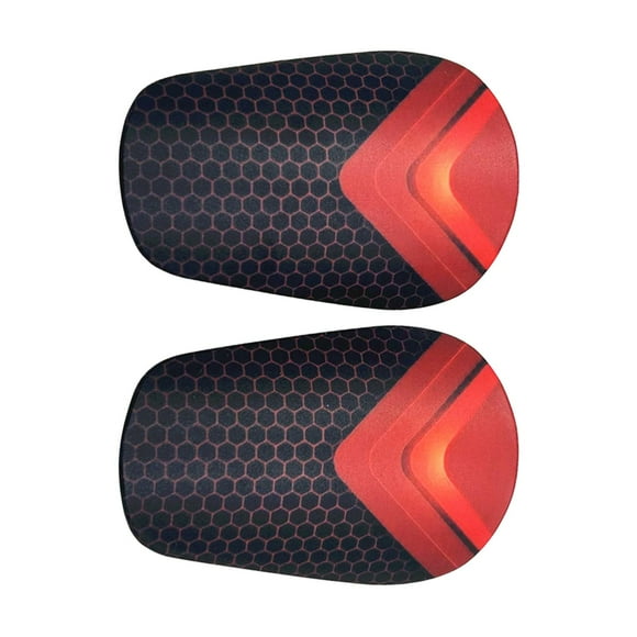 S SERENABLE 2Pcs Mini Soccer Shin Guards Gear Lightweight Protective Equipment Protector 10cmx6cm