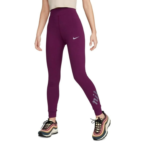 Nike Women's Regular fit Tights Leggings Purple Solid