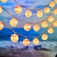 thumbnail image 3 of Cadena de luces LED con forma de pelota deportiva para interiores, funciona con pilas, 40 LED, luz nocturna para Halloween, Navidad, fiestas en casa, 652, 3 of 4