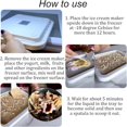 thumbnail image 4 of Máquina para hacer helados al instante, máquina para hacer helados, máquina portátil sencilla para hacer yogur helado de frutas, divertida para niños de la familia, blanca, 4 of 7