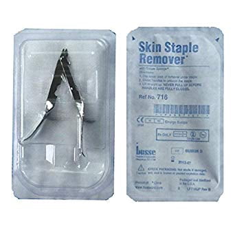 Busse Skin Staple Remover With Gauze Sponge Each Walmart Com