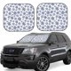 thumbnail image 1 of Fotbe Dark Blue Snowflakes Juego de 2 Piezas de Parasoles para Parabrisas | Bloqueador Solar para Auto | Accesorios Plegables para Protección Solar Interior-Medium, 1 of 6