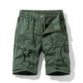 thumbnail image 2 of IROINNID Mens Casual Twill Cargo Shorts Cotton with Zipper Classic Cargo Stretch Short, 2 of 3