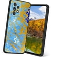 thumbnail image 1 of Blue-Golden-Marble-32 Phone Case, Degined for Samsung Galaxy A72 5G Case Men Women, Flexible Silicone Shockproof Case for Samsung Galaxy A72 5G, 1 of 1