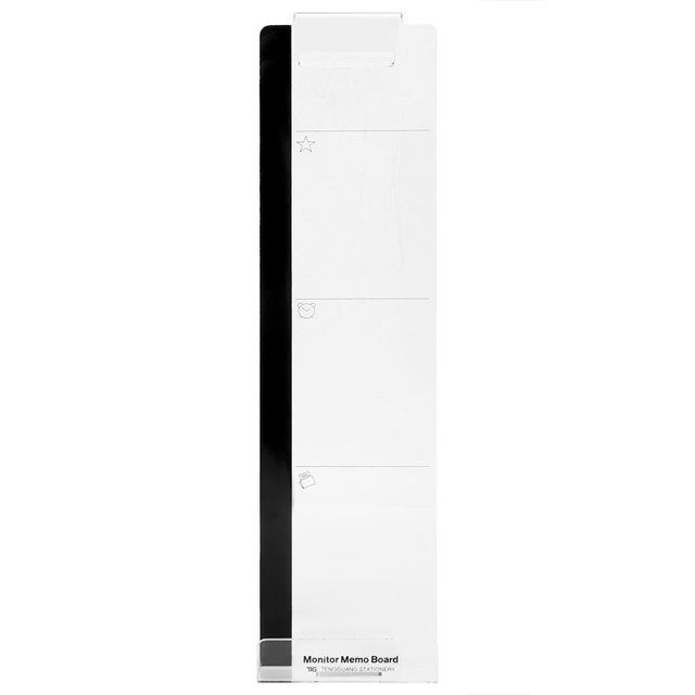 FAGINEY Tableau Mémo pour Écran d'Ordinateur Moniteur Tableau Mémo en Acrylique pour Messages Rappel Autocollant