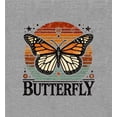 thumbnail image 4 of Butterfly Youth Heather Gray Crew Neck Short Sleeve Tee-XL, 4 of 4