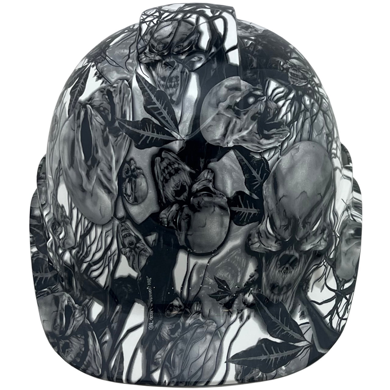 Skull Family Tree Hydro Dipped Hard Hats Cap Style Design with 4 Pt Suspension
