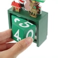 thumbnail image 2 of Gymnture New Year's Day Christmas Wooden Advent Calendar Desk Decoration Green, 2 of 11