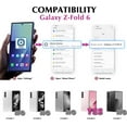 thumbnail image 2 of Funda billetera para Samsung Galaxy Z Fold 6 con [Soporte para bolígrafo S], Soporte para Tarjeta, Bolsillo Magnético con Cremallera, Correa para el cordón, Billetera con tapa de cuero, 2 of 8