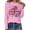A-Pink227, variant on Women's USA 250th Anniversary T-Shirt Long Sleeve 1776-2026 Tshirt UK Flag Splatter Graphic 4th of July Trendy Tee Tops