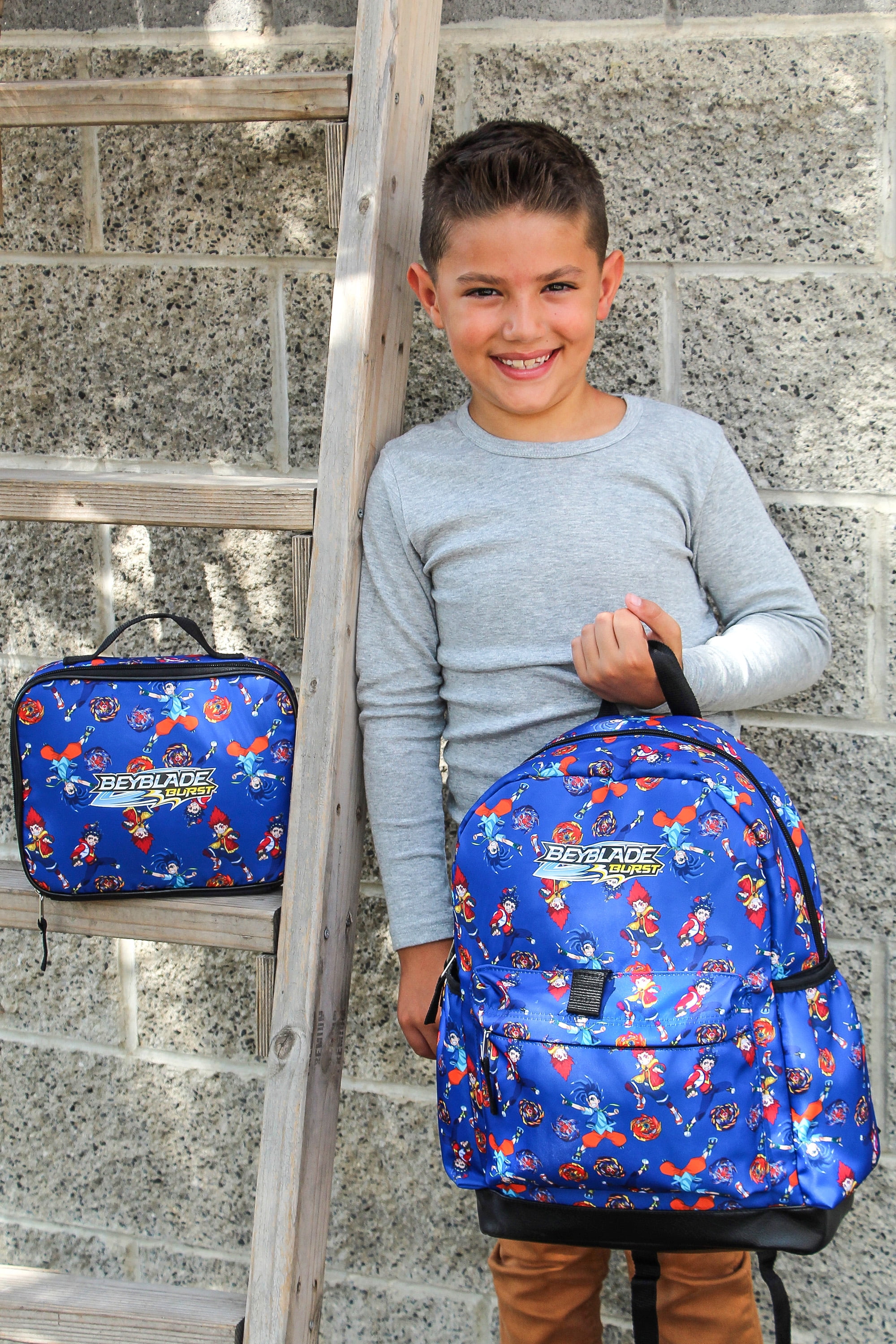 Beyblade Burst Spinner Top Allover Characters Pattern School Book Bag Backpack Walmart