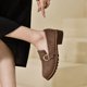 thumbnail image 5 of Botas de moda para mujer Wmkox8yii Botines cortos de tacón bajo con tacón grueso, 5 of 6