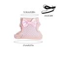 thumbnail image 3 of AuroraX Escape Proof Bird Harness Adjustable Parrot Walking Vest Nylon Reflective Buckle Comfort Breathable Bird Flight Jacket Pink, 3 of 7