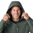 thumbnail image 5 of Free Country Men's Cable Fleece Brisk Jacket Evergreen L, 5 of 7