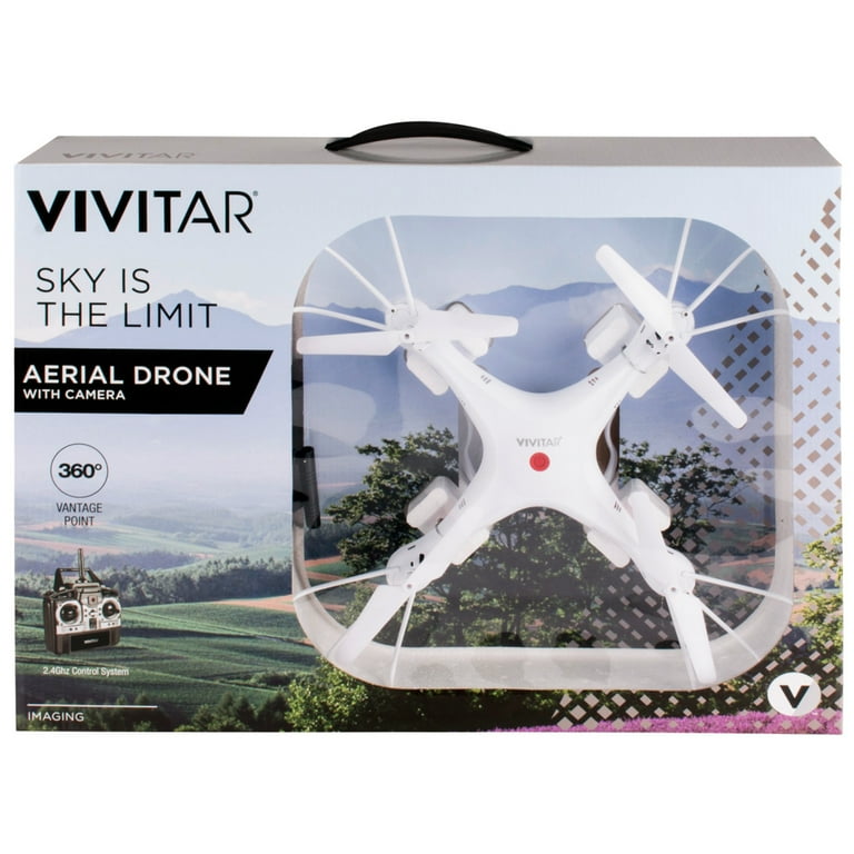 Vivitar DRC 120 2.4 GHz Aerial Drone with HD Camera White