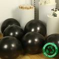 thumbnail image 4 of Efavormart 10 Pack Black Biodegradable Balloons, Eco-friendly Thickened Extra Strong Latex Helium Party Balloons - 18", 4 of 10