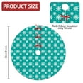 thumbnail image 2 of 36 Inch Christmas Tree Skirt – Velvet Plush Tree Mat, Soft Thickened Polyester with Red Ties, Single-Sided Printing, Available in 30in/36in/48in, Perfect for Holiday Xmas Tree Decoration, 2 of 7