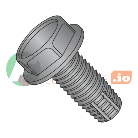 

3/8-16 x 1 1/4 Type F Thread Cutting Screws / Unslotted / Hex Washer Head / Steel / Black Oxide (Quantity: 700 pcs)