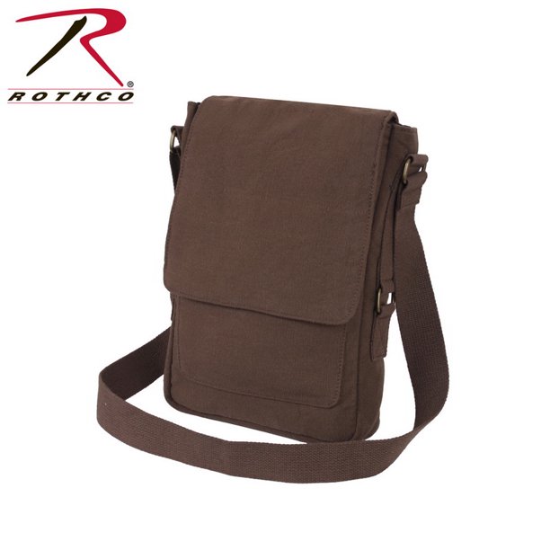Rothco (Price/EA)Rothco 5795 Vintage Canvas Military Tech BagBrown
