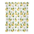 thumbnail image 2 of nqOlkjepod Outdoor Curtains for Patio Waterproof, Summer Pineapple Outdoor Privacy Panels Grommet, Modern Tropical Fruit Watercolor Blackout Outside Curtains for Porch/Cabana 54"x108", 2 Panels, 2 of 8