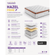 thumbnail image 3 of Therapedic Ice Memory Gel | Altura 32 cm Mega COLCHONETA | Tejido MicroFrío Gel | Colchón King size Memory Foam | Hybrid Tecnology | Elegante Colchones King size Ortopédico, 3 of 5