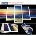 thumbnail image 3 of 5pcs Couple Swans Wall Paintings Animals Landscape Modular Paintings Wall Decor Swans Home Decor No Frame, unframed.,M, 3 of 3