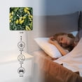 thumbnail image 4 of 12 Inch Wall Clock Battery Operated Silent Clock Decorative for Office, Kitchen, Outdoor, Living Room，Fresh Leaves Print, 4 of 4