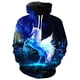 thumbnail image 3 of Sudadera con capucha con estampado 3D de animales para hombre y mujer, moda Otoño Invierno 2022, sudaderas con capucha con estampado de cabeza de lobo feroz, elegantes, tallas grandes, 3 of 5