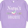 thumbnail image 3 of Inktastic Nana's Favorite Heart Grandchild Toddler Sweatshirt, 3 of 4