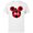 White, variant on Disney Minnie Mouse NIECE Holiday Familys - Short Sleeve Cotton T-Shirt for Adults - Customized-Black