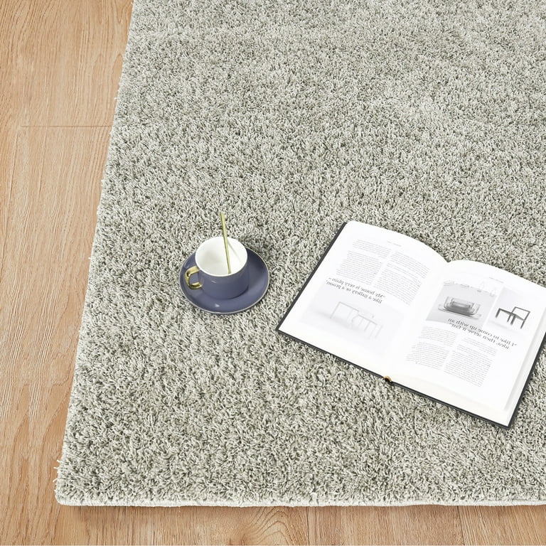 Misty grey_5'*8' 1300gsm pile weight 3cm pile height twisted yarn with  plastic non-woven fabric bottom rolled package area rug