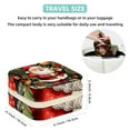 thumbnail image 5 of Christmas Travel Portable Square Jewelry Stand with Box, Display, and Bracelet Holder - Ideal for Rings, Earrings, Necklaces, and More - Suitable for Girls and Women, 5 of 6