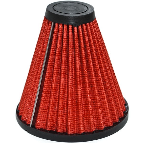 Krator Red Cone Air Filter Compatible with Harley / Metric Cruiser