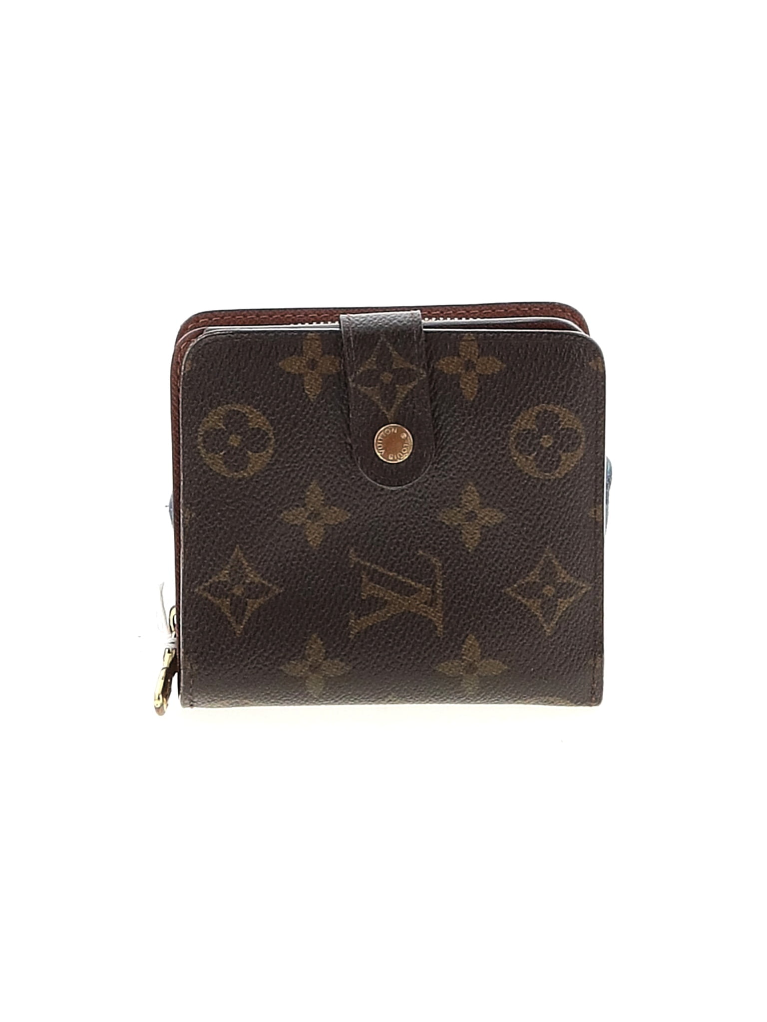 lv compact zip wallet