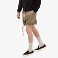 thumbnail image 6 of OSOLU Solid Color Mens Comfortable Casual Loose Drawstring Knee Length Tracksuit Shorts Daily Relaxed Fit Breathable Workout Training Joggers Bottoms, 6 of 6