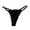Black, variant on HXWCHs Women's Glitter Thong Panties High Waist Comfortable Adjustable Lingerie Underwear For Everyday Wear Black S