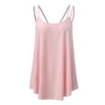 thumbnail image 4 of Glisme Tank Tops For Women Summer Casual Fashion Tops Strap Chiffon Sleeveless Tank Top Classic Red Tee, 4 of 5