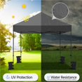 thumbnail image 7 of Yaheetech 10x10 Ft Instant Commercial Canopy Tent with Roller Bag and Sandbags, Dark Gray, 7 of 7