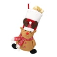thumbnail image 2 of 3D Plush Christmas Stockings, Stockings for Family, Embroided, Xmas Character for Family Holiday Christmas Party Decorations, 2 of 6
