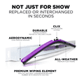 thumbnail image 4 of Purplecrbn-20 - 20" Clix Purple Carbon WIper Blade X CLip, 4 of 5