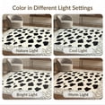 thumbnail image 7 of ODIKA 5'x7' Washable Area Rug Non-Slip, Low Pile, Stain Resistant Spotted Cow Boho Southwestern Border Boneless Couch Cowboy Print Flowing Dynamic for Guest Room, Lounge, Apartment, 7 of 7