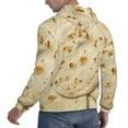 thumbnail image 6 of Wukai Taco Tortillas Print Men Hoodies Fleece Sweatshirts Long Sleeve Sweaters Pullover Fall Outfits Winter Clothes-X-Large, 6 of 7
