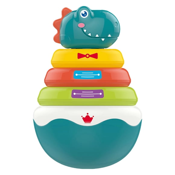 Juguetes De Apilamiento Montessori Férula Aprendizaje Arco Iris Nios Pequeos Bebés Nias Sunnimix Juguetes apilables