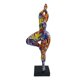 thumbnail image 5 of Graffiti Lady Estatua Yoga Pose Escultura Artesanía Ornamento Foto Props Coleccionables Mujer Figuras para dormitorio Gabinete Escritorio Decoración Estilo A Soledad Figuras de mujer, 5 of 10
