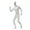 White, variant on Tao Tao Unisex Spandex Stretch Adult Clothes Full Jumpsuit Zentai Disappearing Man Body Suit For Carnival, Parties Purple M