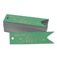 thumbnail image 1 of Inkdotpot Rose Gold Foil Paper Hang Tags Made With Love Text Favor Tags 50 Pieces, 1 of 1
